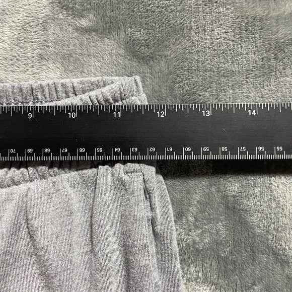 Nike Jogger Sweatpants Boys Medium Gray Fleece Athletic Lounge Pants - Picture 6 of 9